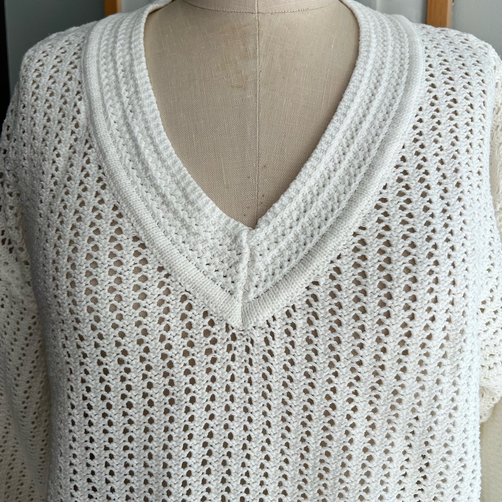 Z SUPPLY Kiami Crochet Sweater XS - Picture 9 of 13
